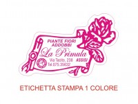 OFFERTA SPECIALE (10.000 etichette + 3.000 omaggio)  per fioristi, fiorai e vivaisti (mm 50X31) (cod. 1G)